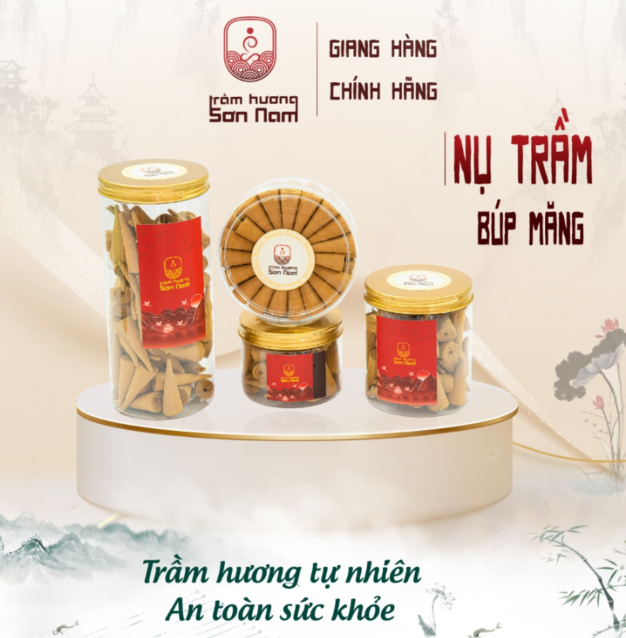 Sơn Nam Nụ búp măng trầm hương tự nhiên